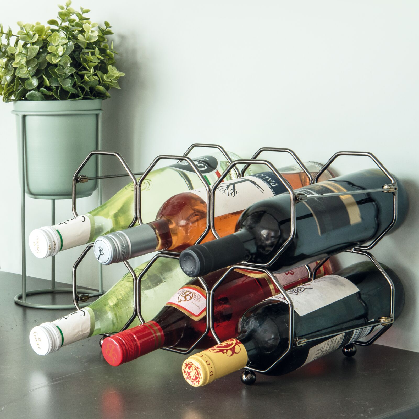 Terracotta honeycomb best sale wine rack