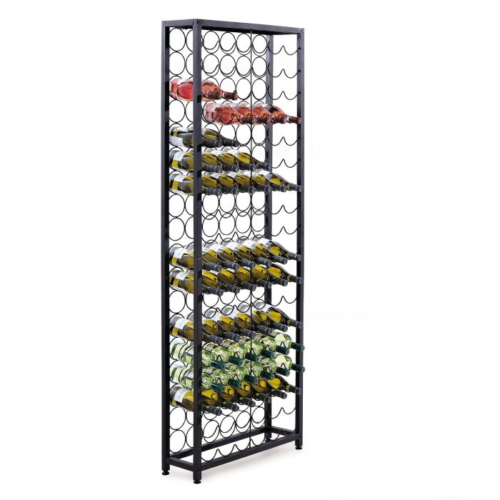 Vidaxl metal wine rack stand online bottles