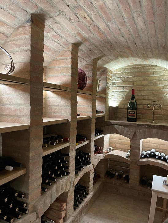 Wine Cellars in Brick Winerack Plus