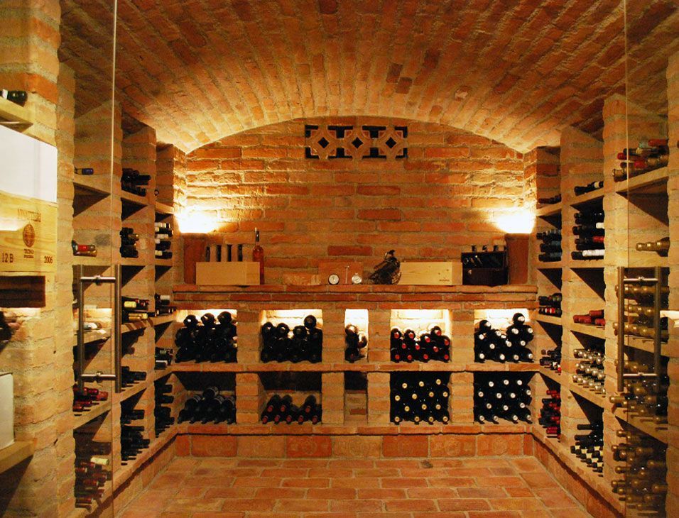 Wine Cellars in Brick Winerack Plus